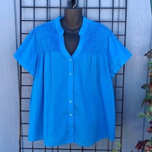 Lane Bryant Short-Sleeved Shirt